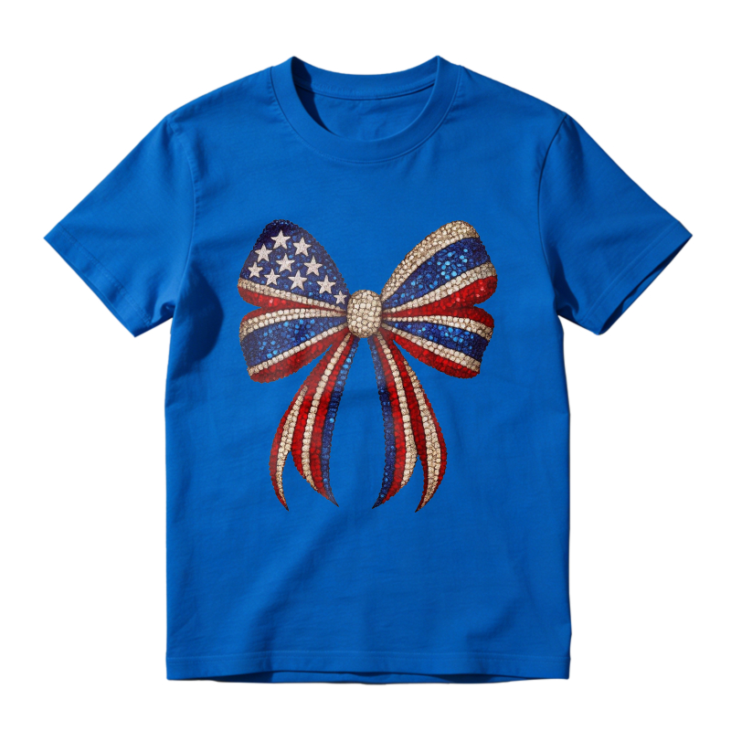 American Flag Bow Unisex Classic T-shirt