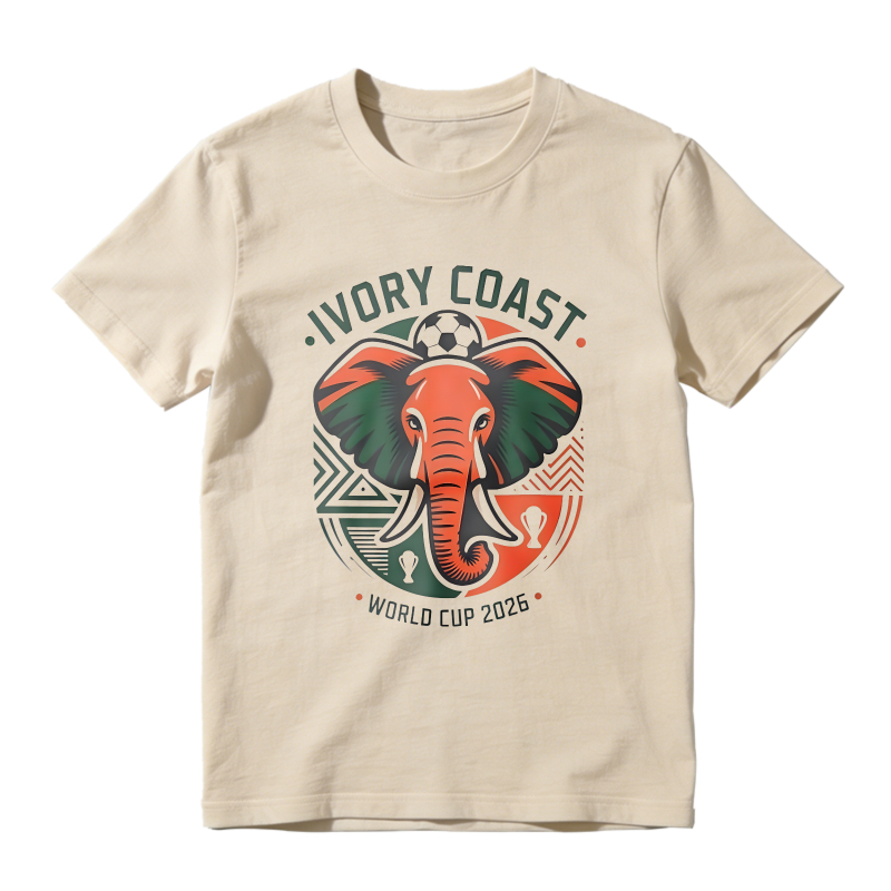 Ivory Coast Elephant World Cup 2026 Unisex Classic T-shirt