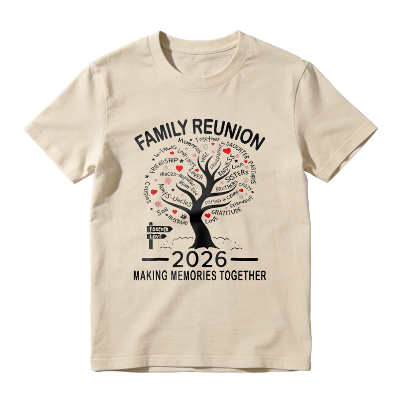 Family Reunion Tree 2026 Making Memories Together Unisex Classic T-shirt