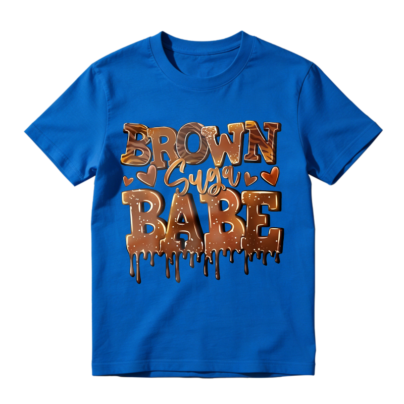Brown Sugar Babe Dripping Chocolate Design Unisex Classic T-shirt