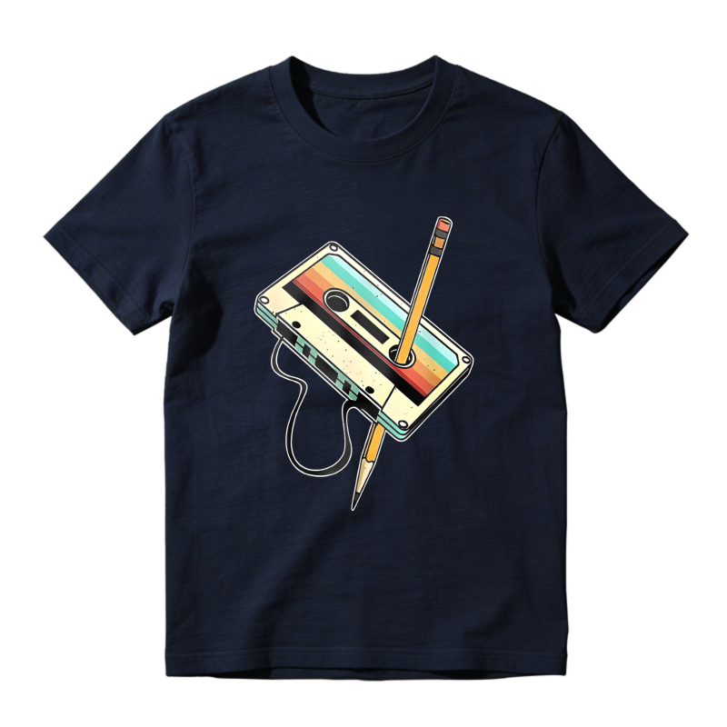 Cassette Tape With Pencil Unisex Classic T-shirt