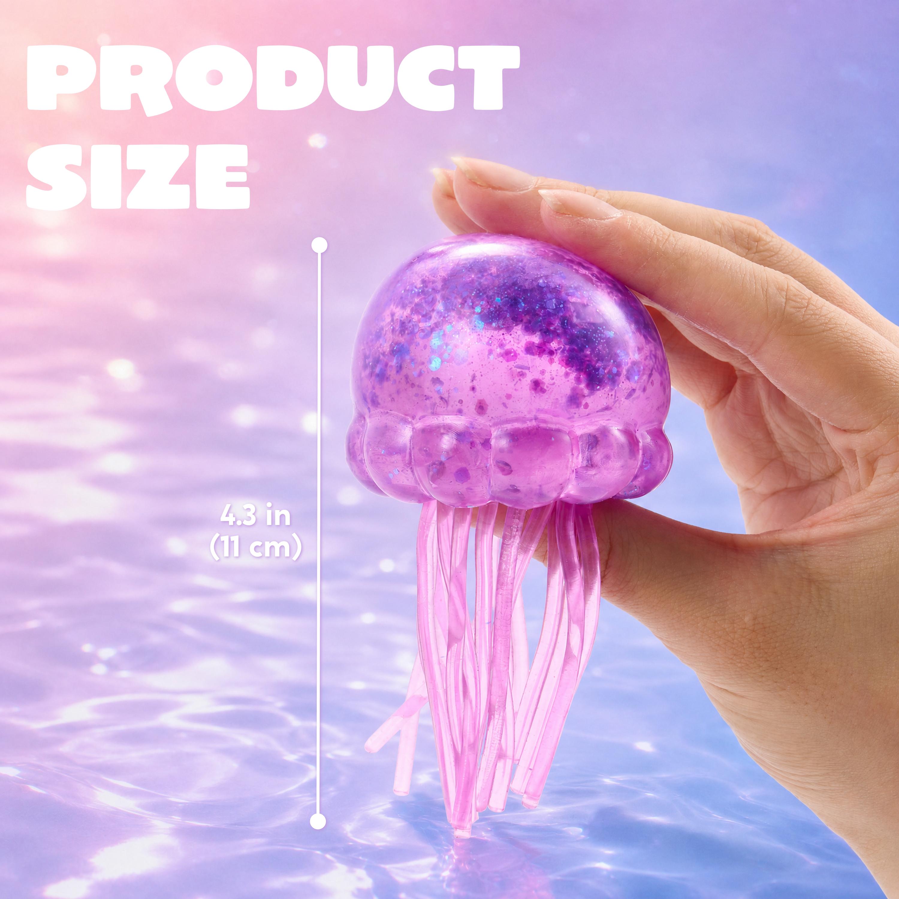 JOYIN 1PCS/3PCS Jellyfish Stress Relief Toys, Jellyfish Glitter Squishy Toy, Slow Rising Toy for Kids & Adults, Anxiety Relief Fidget Sensory Toy, Soft Squeeze Decompression Dough for Adults Gifts, Party Favors, Office Desk Decorations JOYIN 1PCS/3PCS Jellyfish Stress Relief Toys, Jellyfish Glitter Squishy Toy, Slow Rising Toy for Kids & Adults, Anxiety Relief Fidget Sensory Toy, Soft Squeeze Decompression Dough for Adults Gifts, Party Favors, Office Desk Decorations