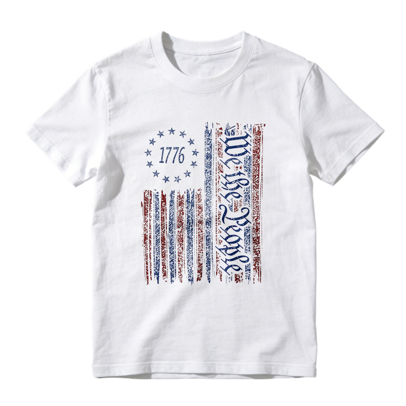 American Flag 1776 We The People Design Unisex Classic T-shirt