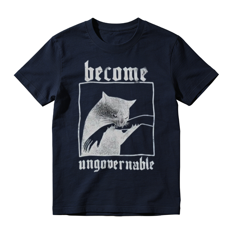 Become Ungovernable Black Cat T-Shirt