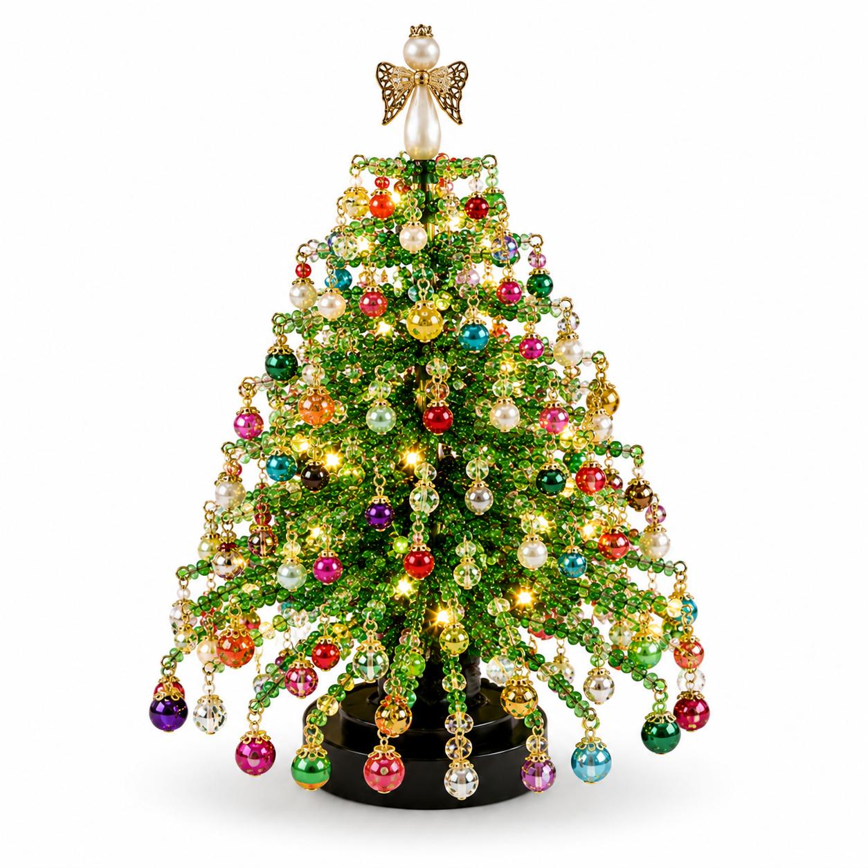 DIY Christmas beaded tree kit, improve your hands-on skills, feel accomplished, craft project, beautiful gift, festive vibes DIY Christmas beaded tree kit, improve your hands-on skills, feel accomplished, craft project, beautiful gift, festive vibes