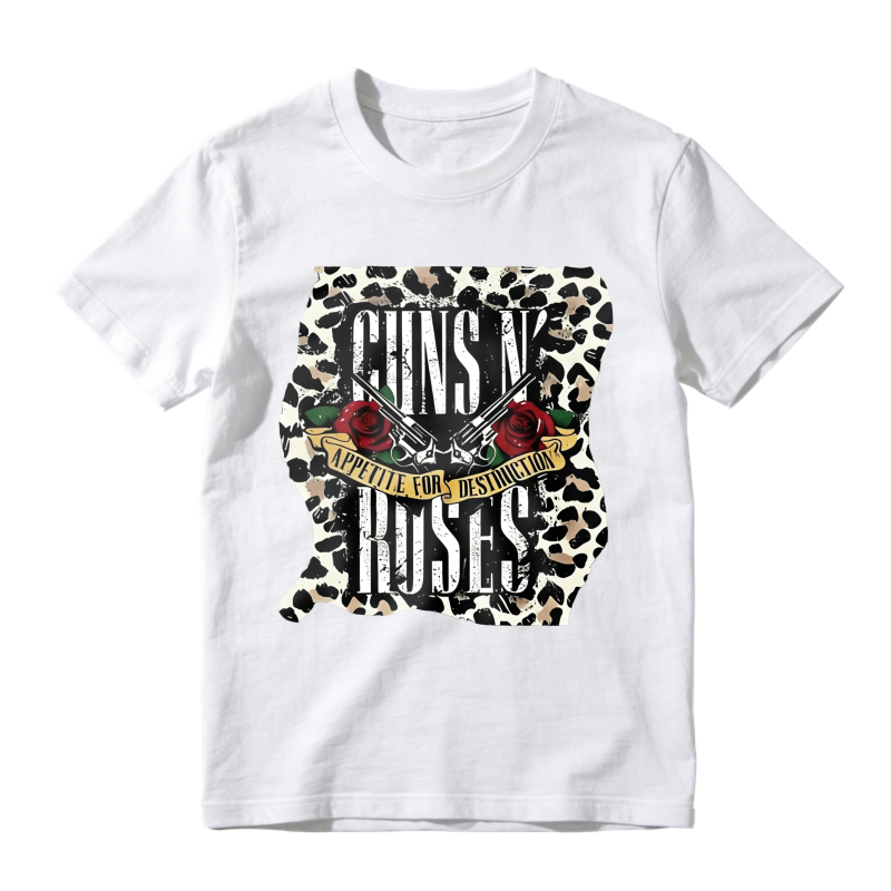Guns N Roses Appetite For Destruction Leopard Print Unisex Classic T-shirt