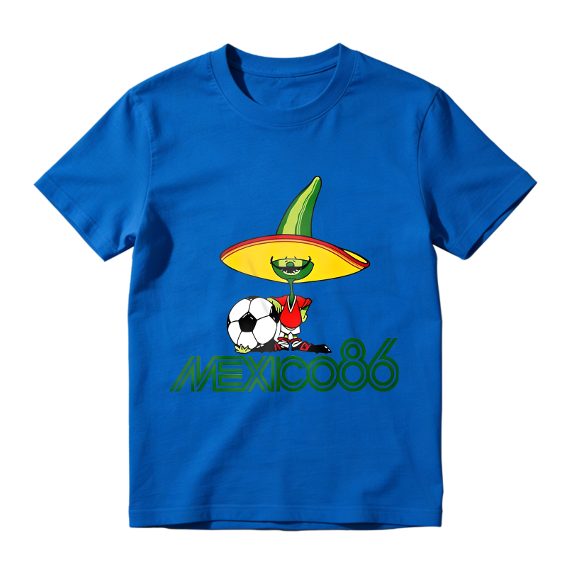 Mexico 1986 World Cup Soccer Cartoon Character Unisex Classic T-shirt