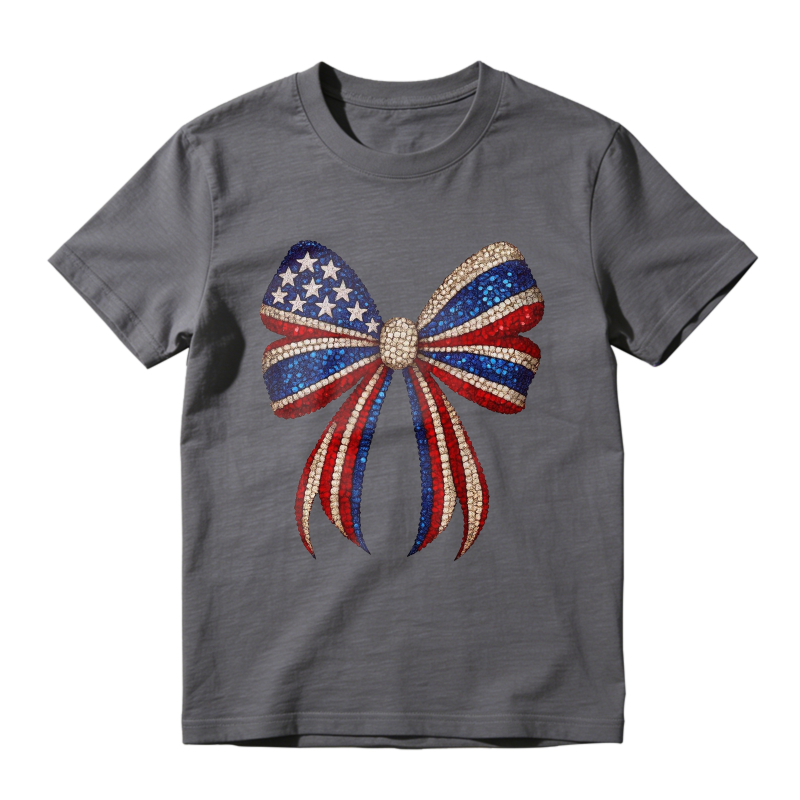 American Flag Bow Unisex Classic T-shirt