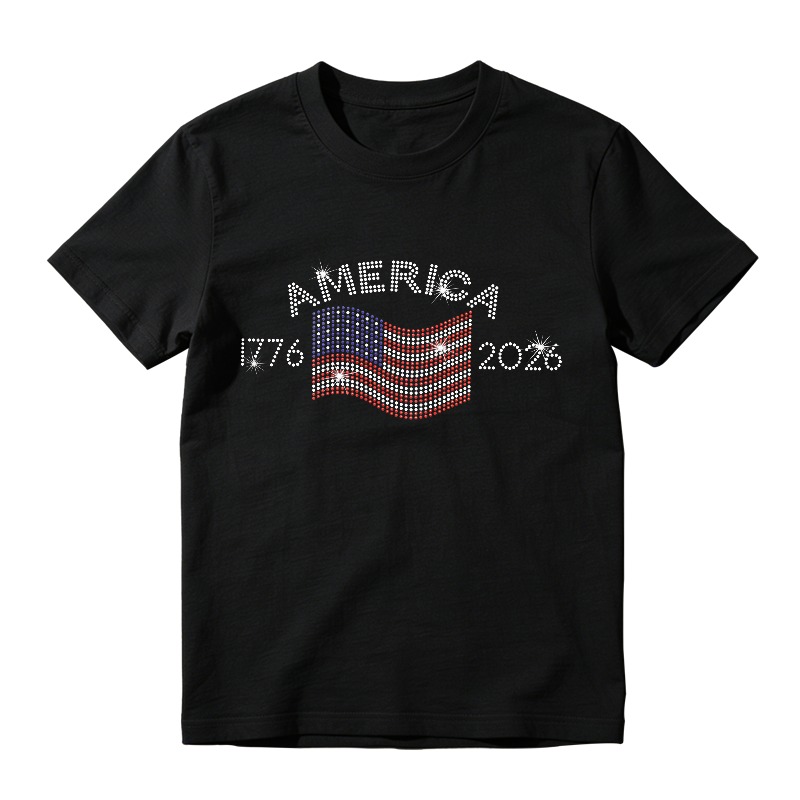 America Flag 1776 2026 Unisex Classic T-shirt