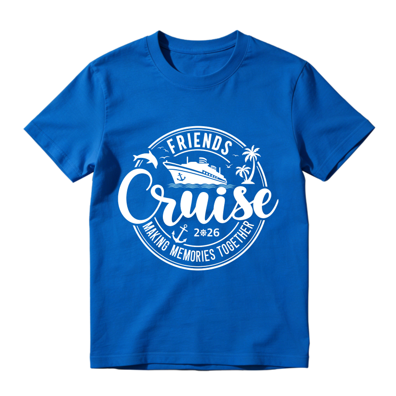 Friends Cruise 2026 Making Memories Together Unisex Classic T-shirt