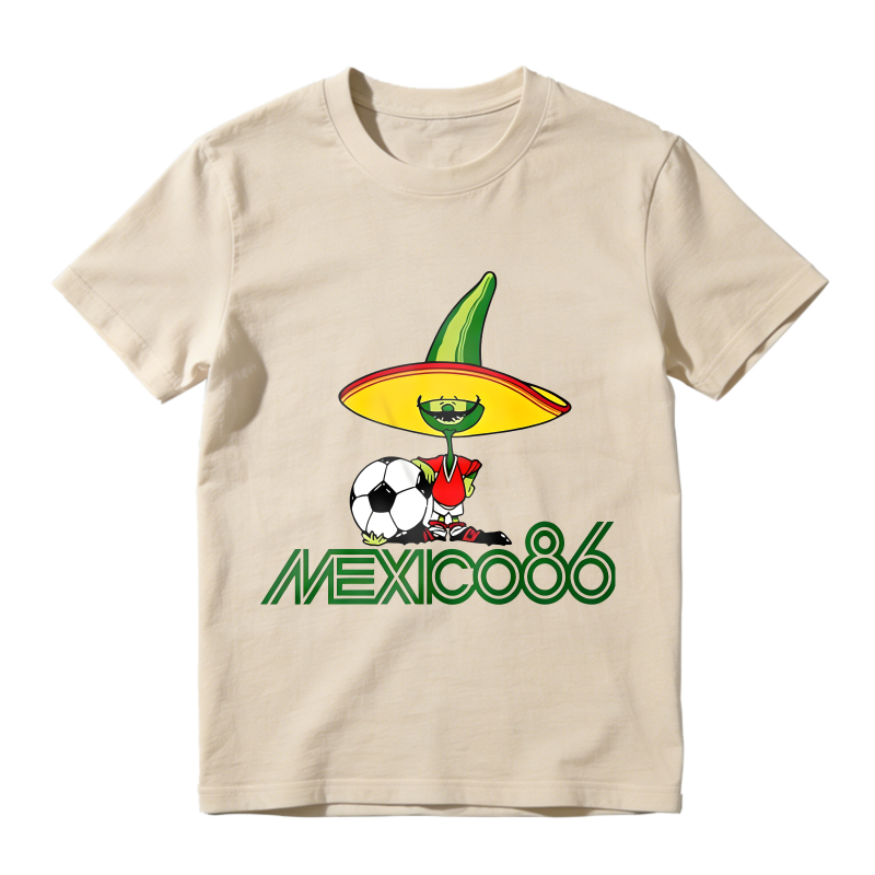Mexico 1986 World Cup Soccer Cartoon Character Unisex Classic T-shirt