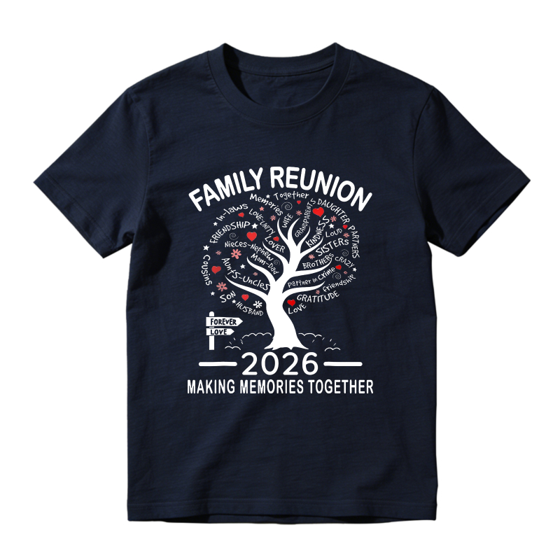 Family Reunion Tree 2026 Making Memories Together Unisex Classic T-shirt