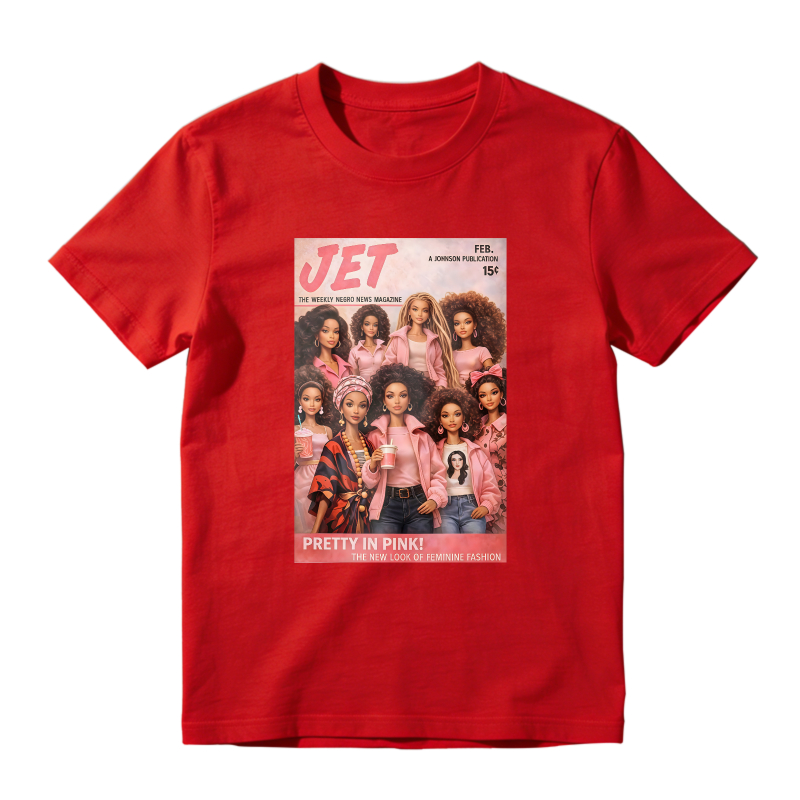 Jet Magazine Cover Pretty In Pink Unisex Classic T-shirt