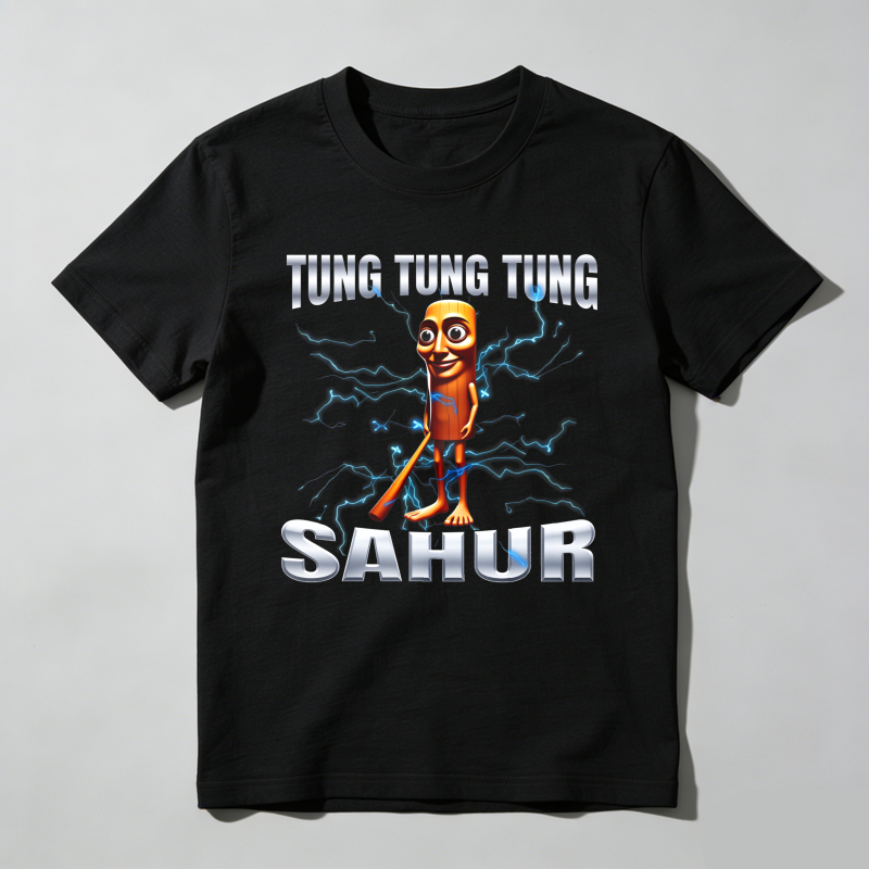 Dorawear™  Tung Tung Tung Sahur T Shirt  100% cotton