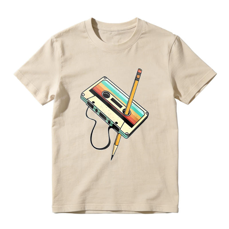 Cassette Tape With Pencil Unisex Classic T-shirt