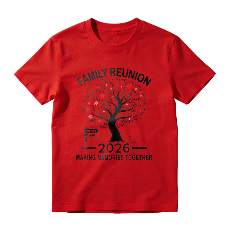 Family Reunion Tree 2026 Making Memories Together Unisex Classic T-shirt