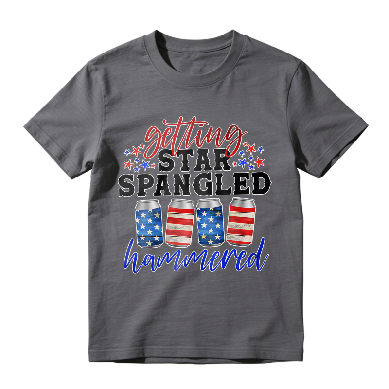 Star Spangled Hammered Design Unisex Classic T-shirt