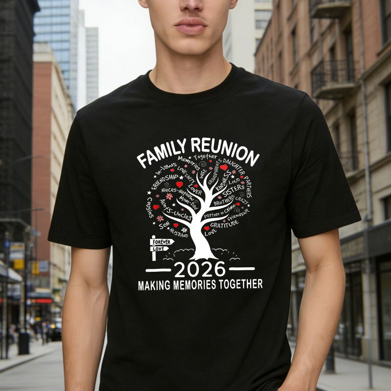 Family Reunion Tree 2026 Making Memories Together Unisex Classic T-shirt