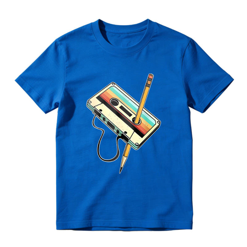 Cassette Tape With Pencil Unisex Classic T-shirt