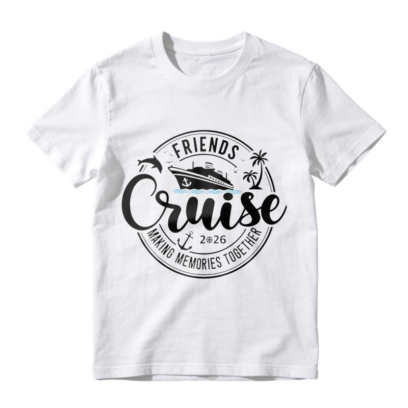 Friends Cruise 2026 Making Memories Together Unisex Classic T-shirt