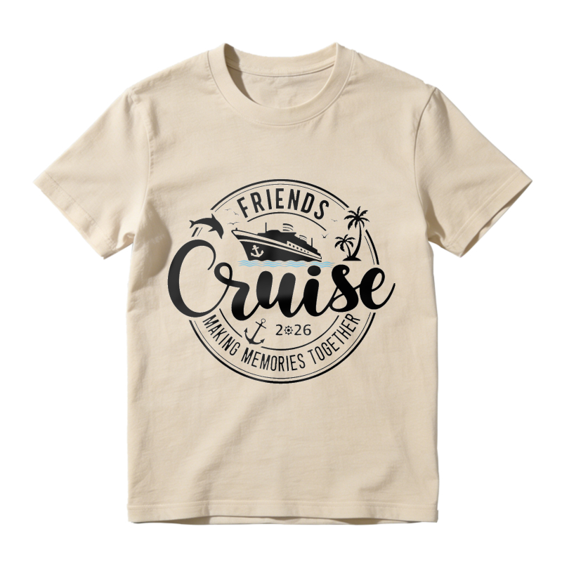 Friends Cruise 2026 Making Memories Together Unisex Classic T-shirt