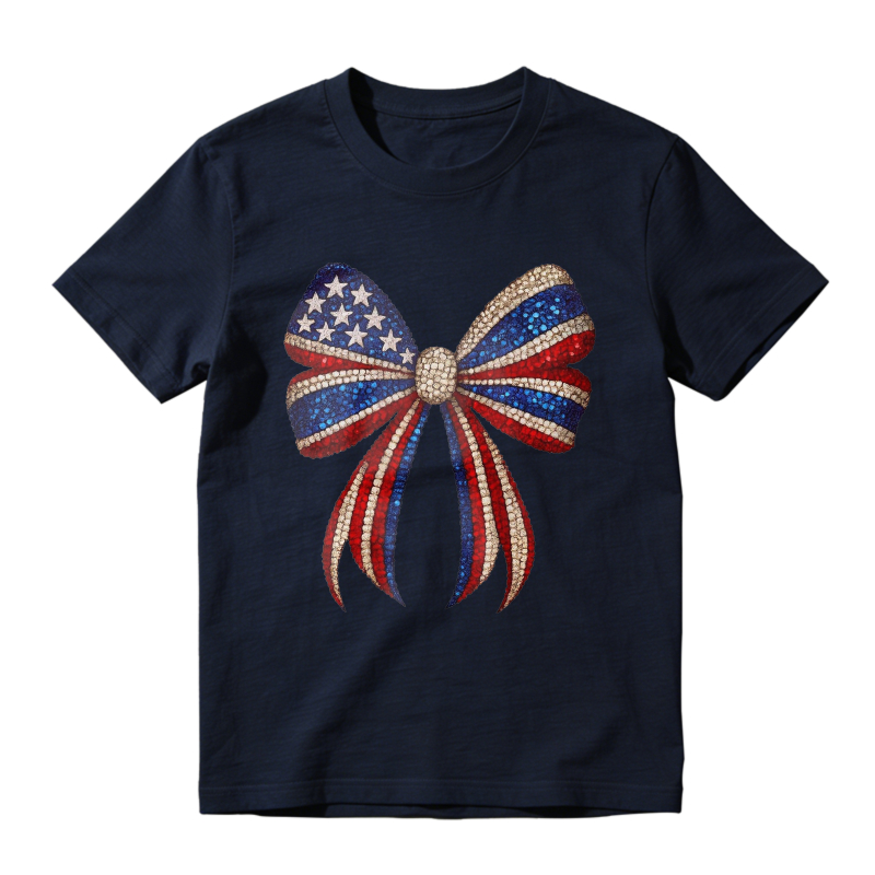 American Flag Bow Unisex Classic T-shirt