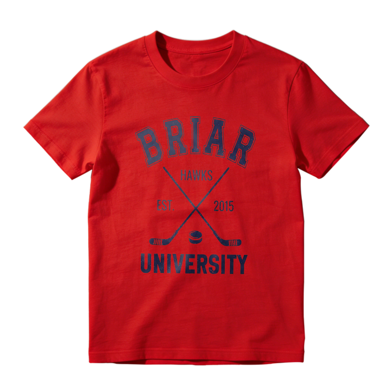 Briar Hawks University Hockey Team Est 2015 Unisex Classic T-shirt