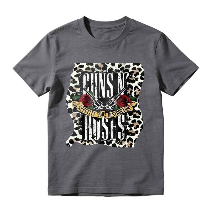 Guns N Roses Appetite For Destruction Leopard Print Unisex Classic T-shirt