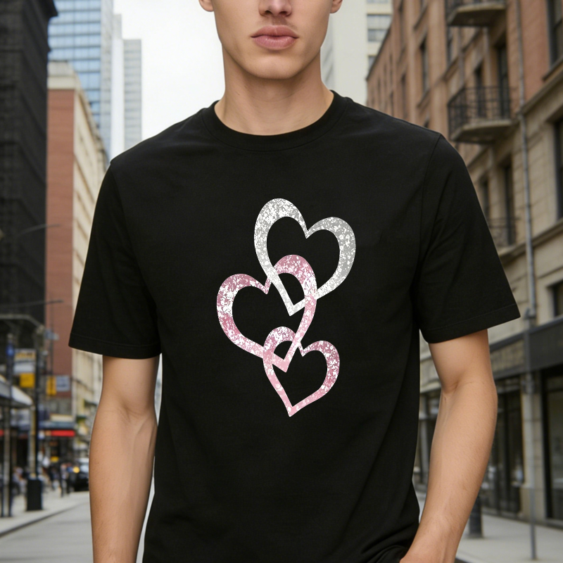Heart Pattern Unisex Classic T-shirt