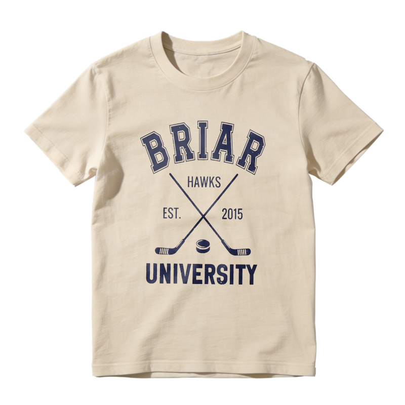 Briar Hawks University Hockey Team Est 2015 Unisex Classic T-shirt