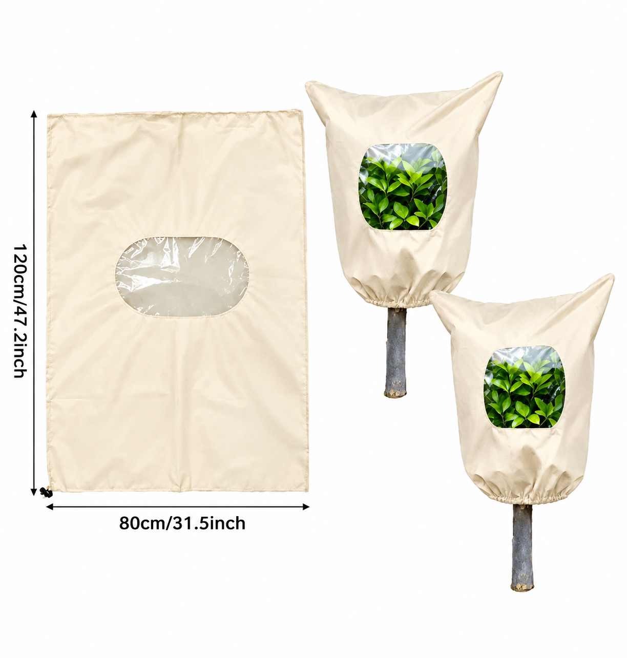🌱 Plant Frost Protection Cover – Winter Freeze Protector ❄️