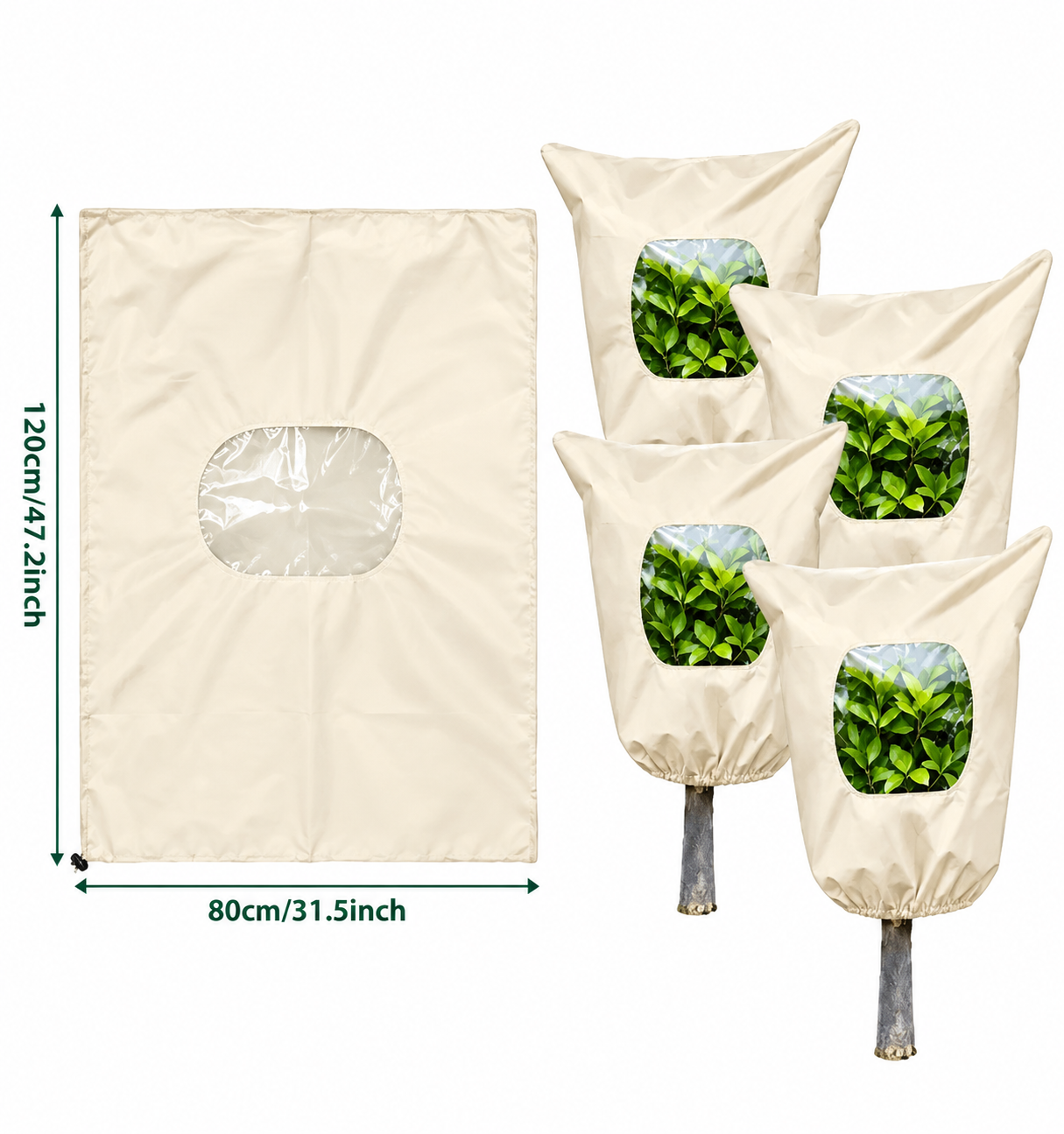 🌱 Plant Frost Protection Cover – Winter Freeze Protector ❄️