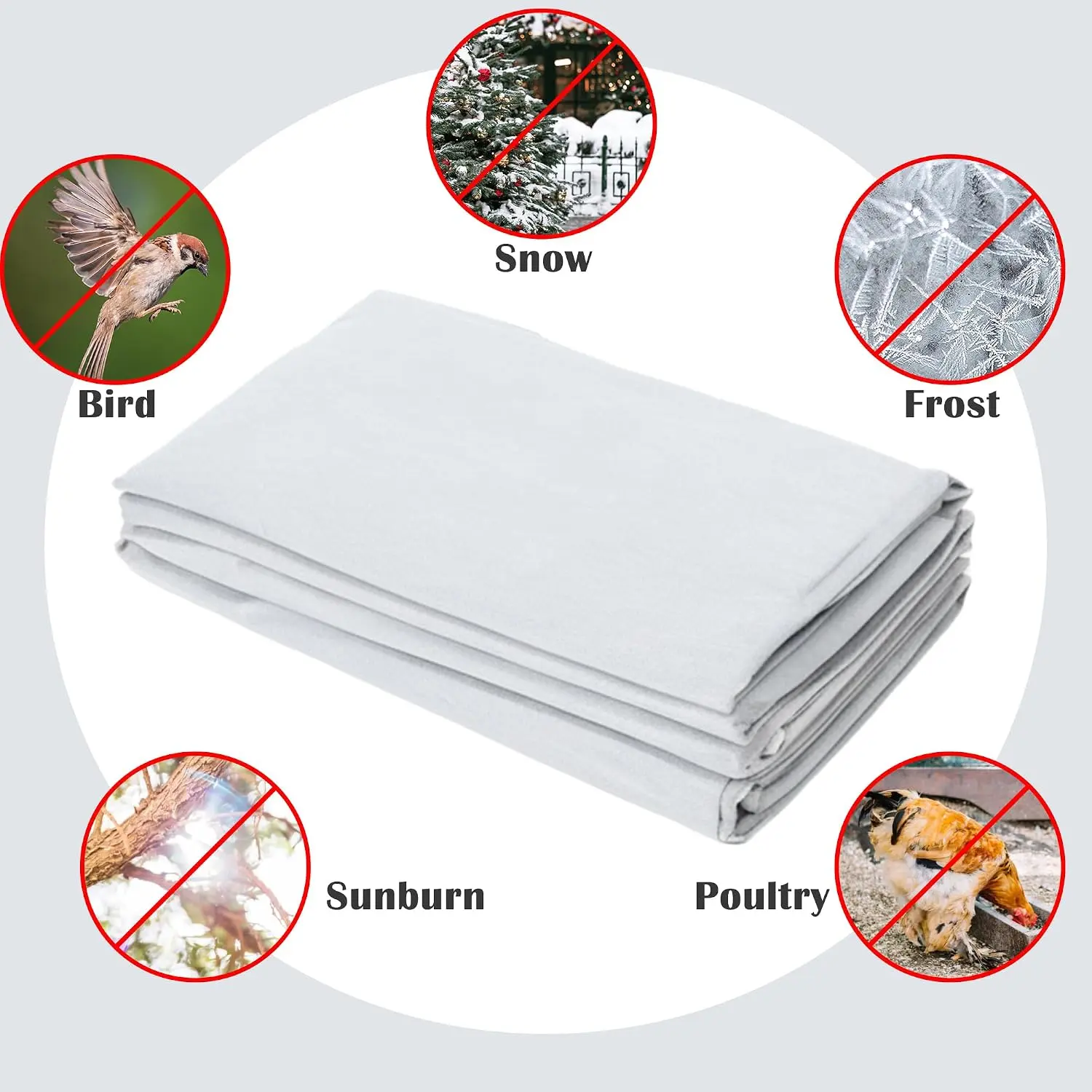 Plant frost protection cover