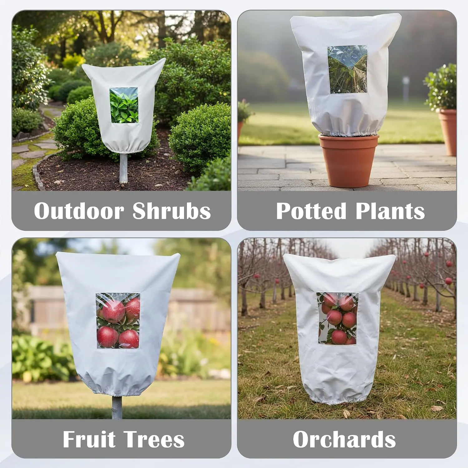 Plant frost protection cover