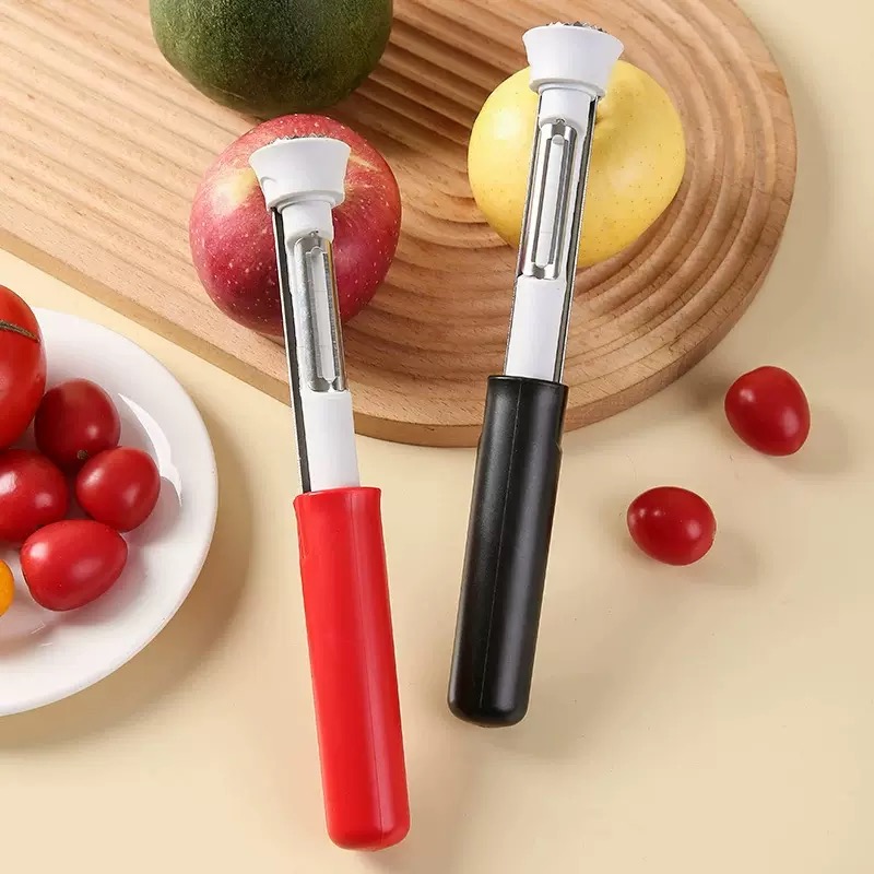 Premium Apple Corer Tool with Sharp Blade, Sturdy Apple Core Remover, Stainless Steel Corer for Apple and Pear, Easy to Use and Clean