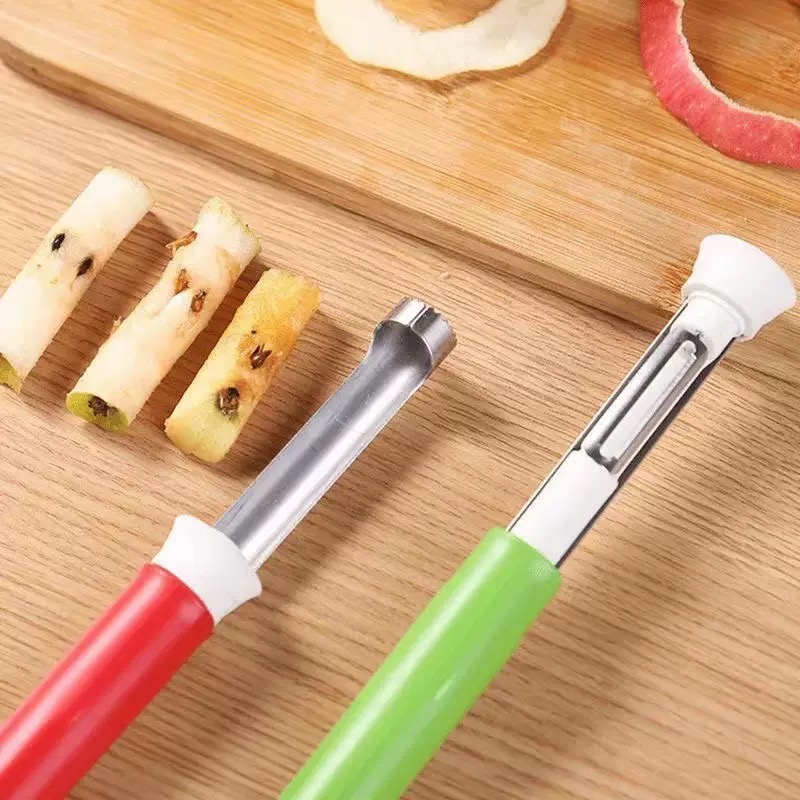Premium Apple Corer Tool with Sharp Blade, Sturdy Apple Core Remover, Stainless Steel Corer for Apple and Pear, Easy to Use and Clean