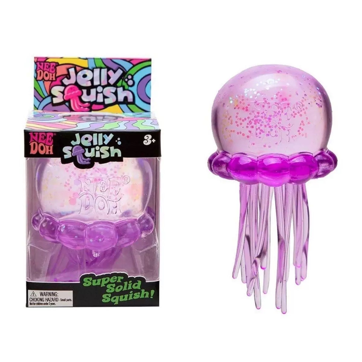  Stress Relief Toys, Jellyfish Glitter Squishy Toy, Slow Rising Toy for Kids & Adults, Anxiety Relief Fidget Sensory Toy, Soft Squeeze Decompression Dough for Adults Gifts, Party Favors, Office Desk Decorations