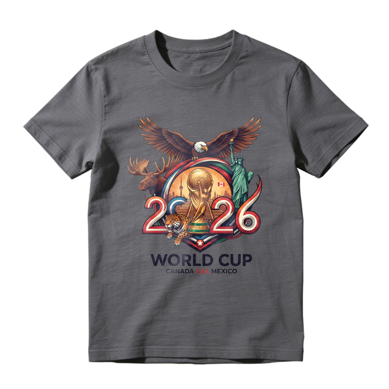 2026 World Cup Canada Usa Mexico Eagle Moose Statue Unisex Classic T-shirt