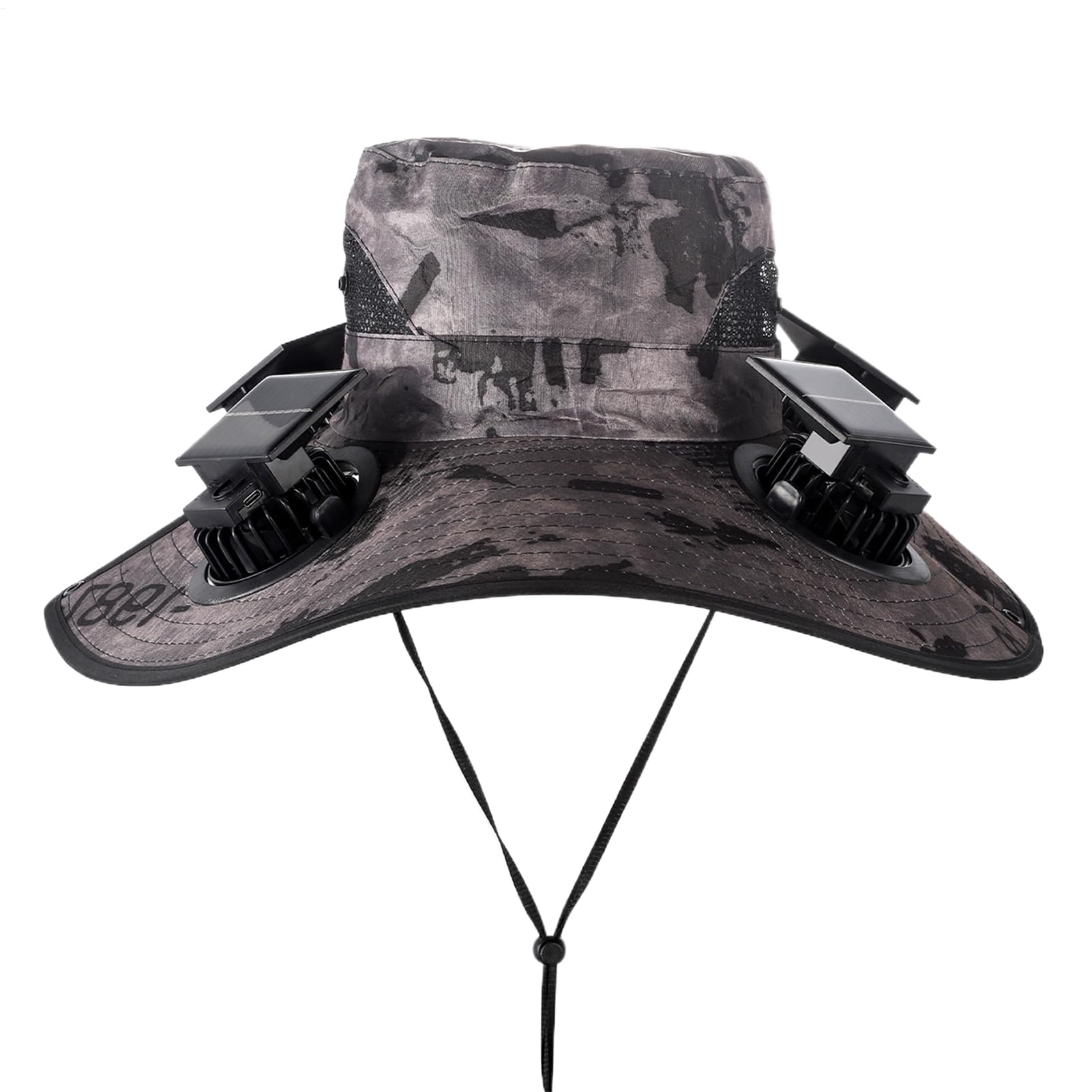 Fishing Hat with Fans, 2025 New Ultralight Solar Fan Sun Hat, Wide Brim Solar Fan Hat Outdoor Fishing UPF 50+