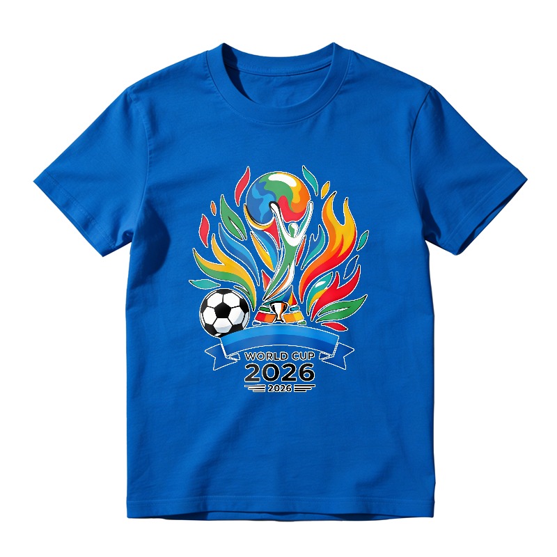 World Cup 2026 Soccer Ball Flame Design Unisex Classic T-shirt