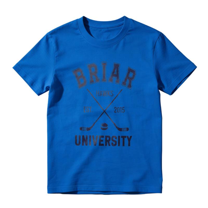 Briar Hawks University Hockey Team Est 2015 Unisex Classic T-shirt