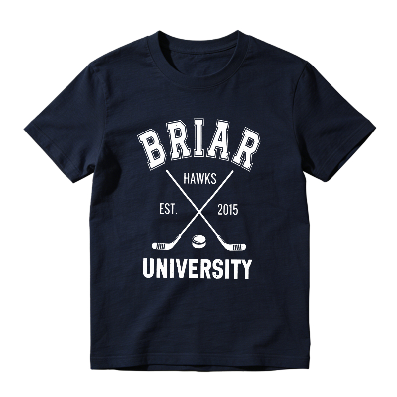Briar Hawks University Hockey Team Est 2015 Unisex Classic T-shirt