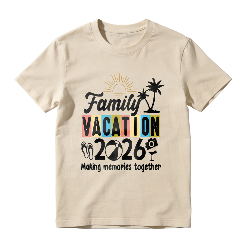 Family Vacation 2026 Making Memories Together Unisex Classic T-shirt