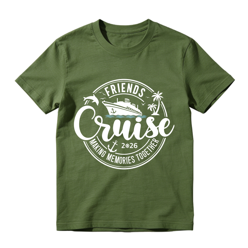 Friends Cruise 2026 Making Memories Together Unisex Classic T-shirt