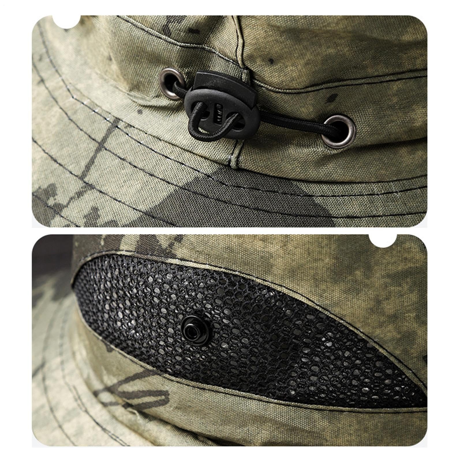 Fishing Hat with Fans, 2025 New Ultralight Solar Fan Sun Hat, Wide Brim Solar Fan Hat Outdoor Fishing UPF 50+