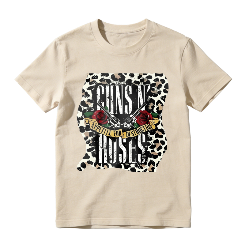 Guns N Roses Appetite For Destruction Leopard Print Unisex Classic T-shirt