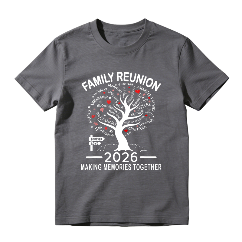 Family Reunion Tree 2026 Making Memories Together Unisex Classic T-shirt