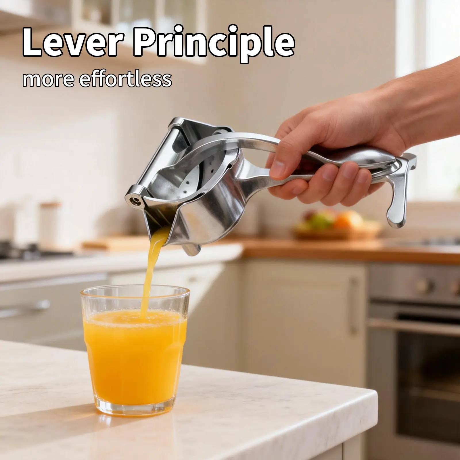 Manual Fruit Juicer - Kitchen Utensil & Gathering Essential, Fresh Juice Extractor Suitable for Outdoor Picnics & Restaurant Use, Utensils, Juicer Hand Press, Hand Juicer Squeezer