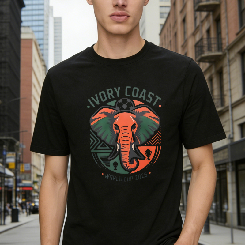 Ivory Coast Elephant World Cup 2026 Unisex Classic T-shirt