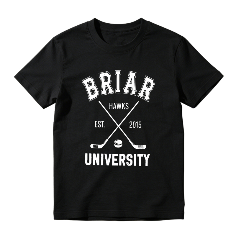 Briar Hawks University Hockey Team Est 2015 Unisex Classic T-shirt